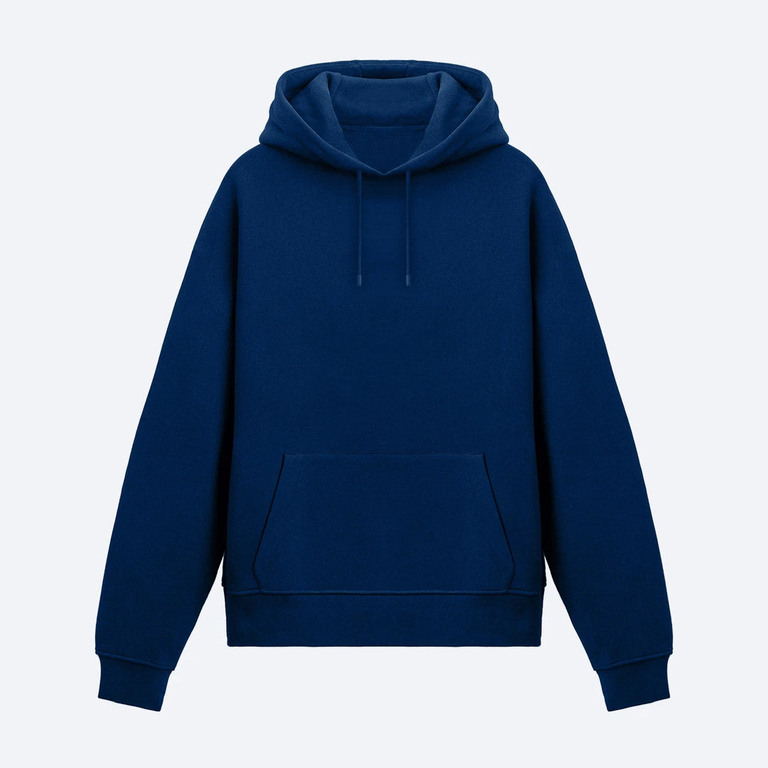 Lacivert Basic Hoodie