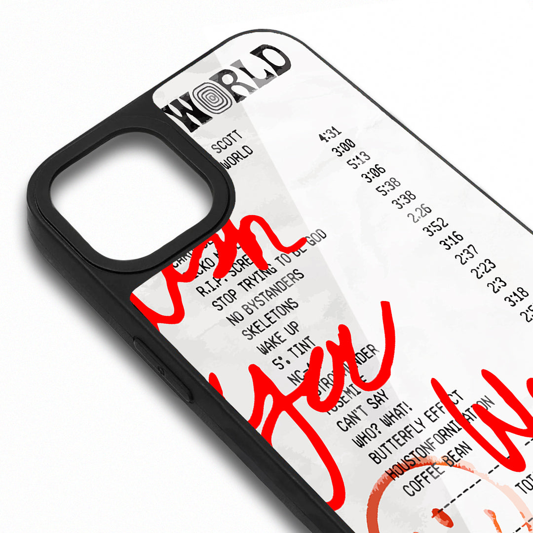 Astroworld Tamperli Parlak Telefon Kılıfı