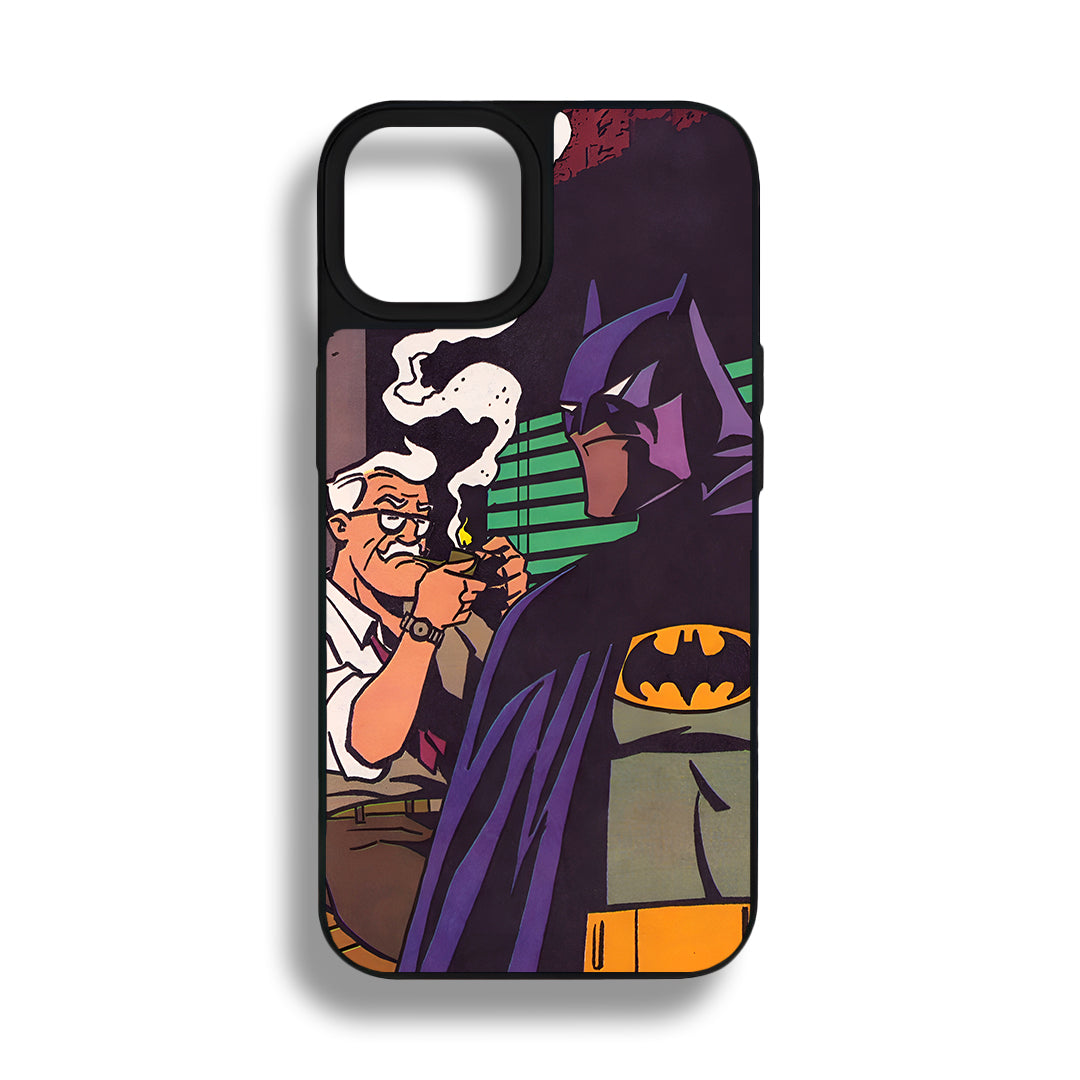 Batman Tamperli Parlak Telefon Kılıfı