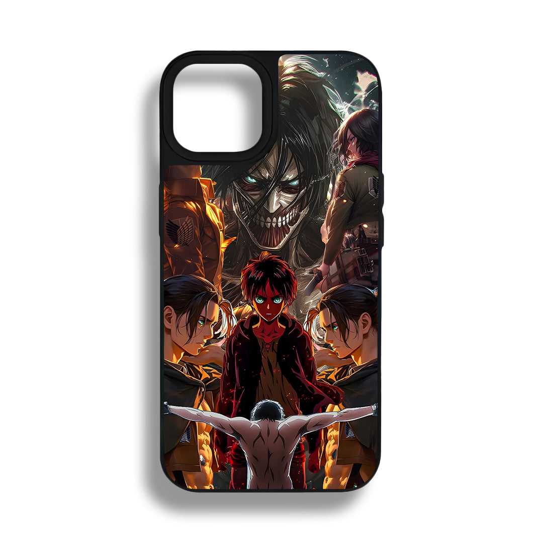 Attack On Titan Tamperli Parlak Telefon Kılıfı