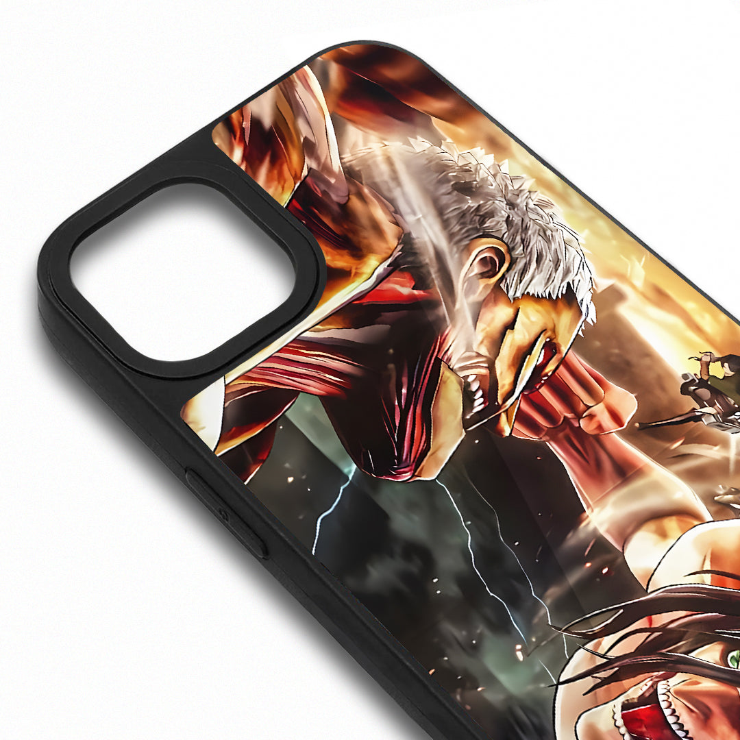 Attack On Titan Tamperli Parlak Telefon Kılıfı