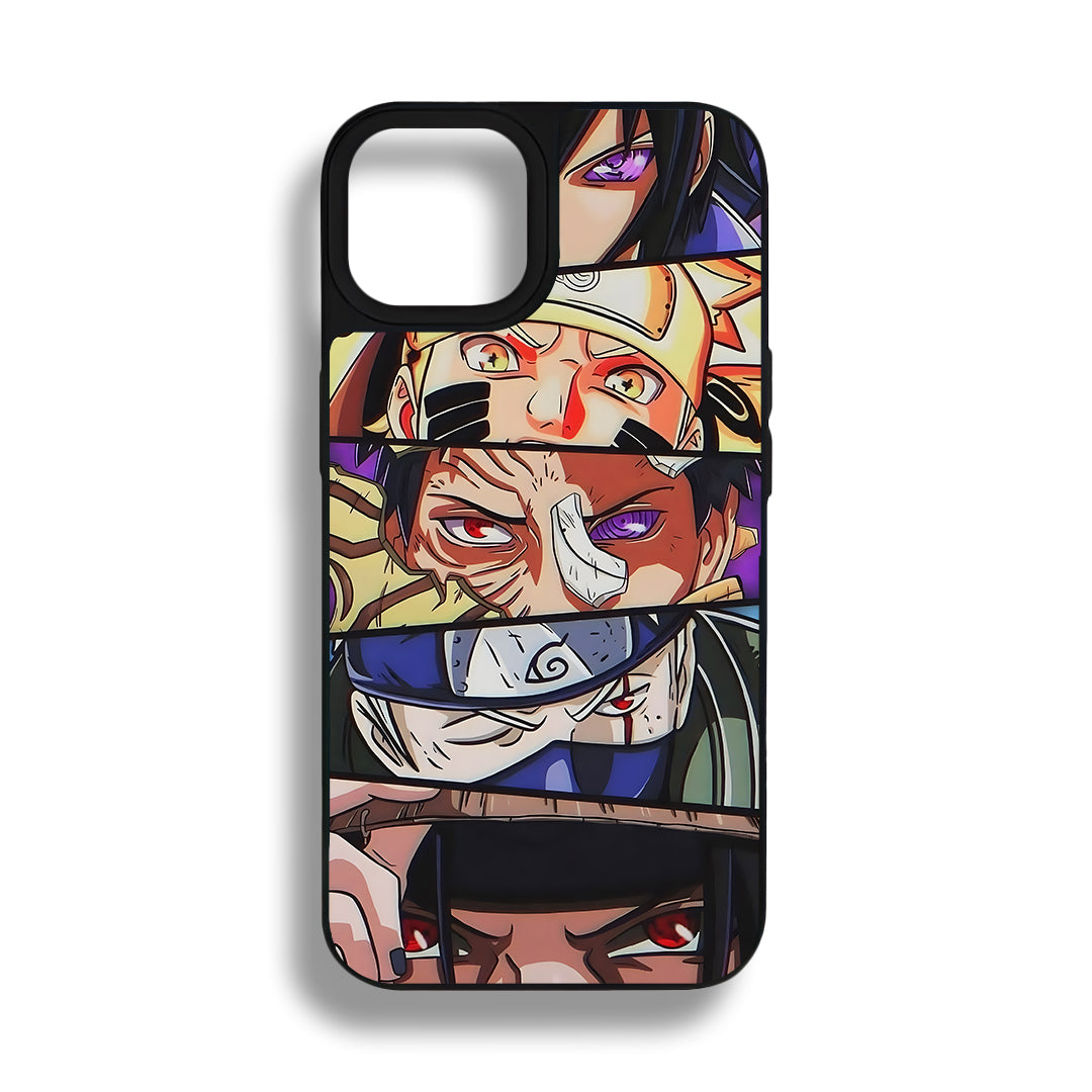 Naruto Tamperli Parlak Telefon Kılıfı