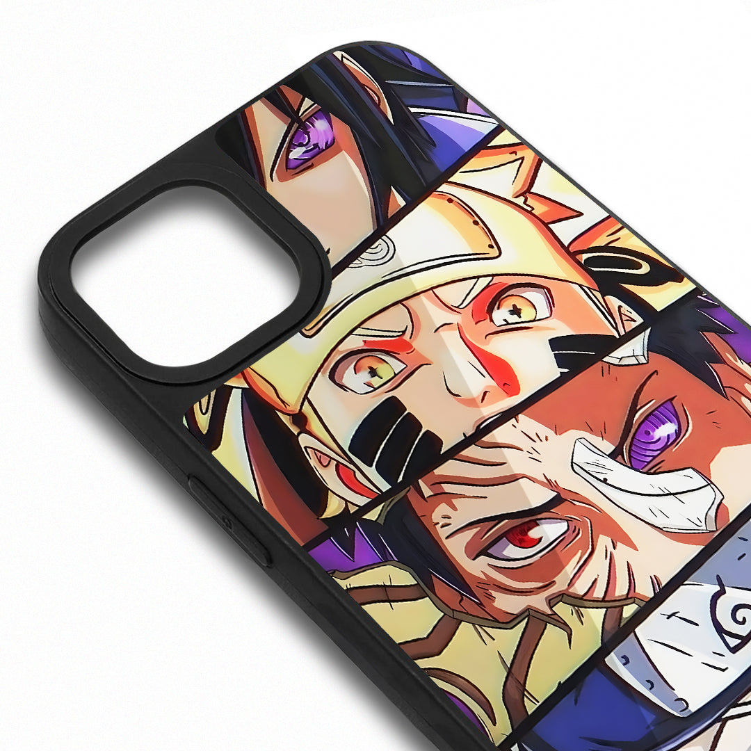 Naruto Tamperli Parlak Telefon Kılıfı