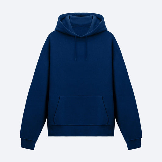 Lacivert Basic Hoodie