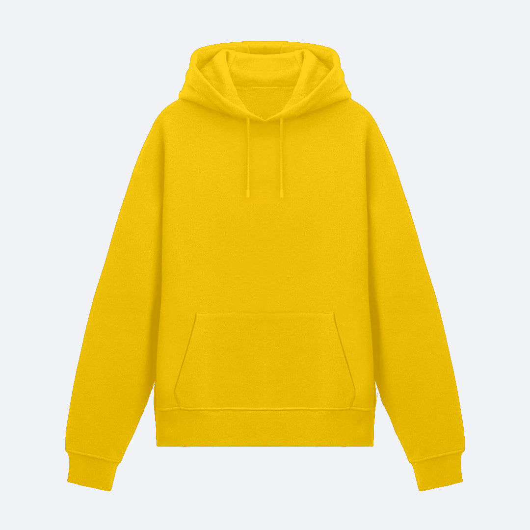 Sarı Basic Hoodie