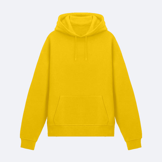 Sarı Basic Hoodie