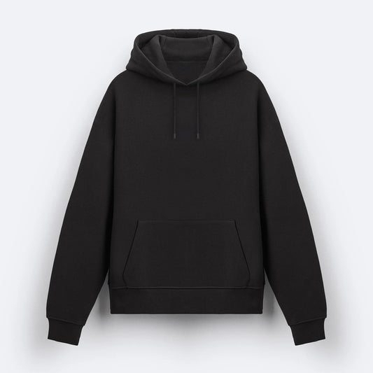 Siyah Basic Hoodie